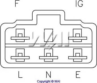 WAI IN562 - Регулатор на генератор vvparts.bg