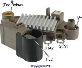 WAI M517 - Регулатор на генератор vvparts.bg