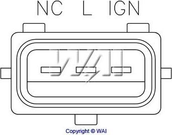 WAI M527 - Регулатор на генератор vvparts.bg