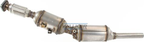 Walker 93093 - Филтър за сажди / твърди частици, изпускателна система vvparts.bg