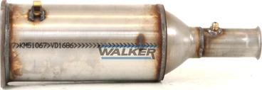 Walker 93172 - Филтър за сажди / твърди частици, изпускателна система vvparts.bg