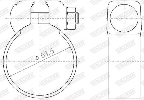 Walker 80249 - Тръбна връзка, изпускателна система vvparts.bg