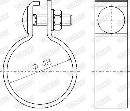 Walker 81917 - Тръбна връзка, изпускателна система vvparts.bg