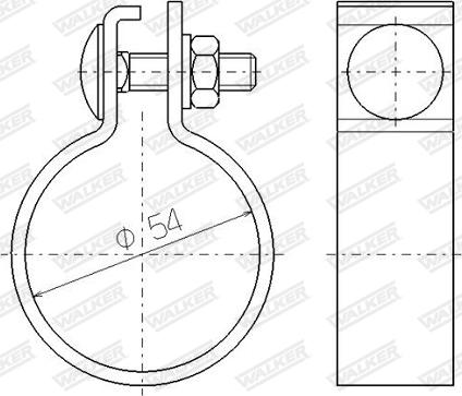 Walker 81923 - Тръбна връзка, изпускателна система vvparts.bg