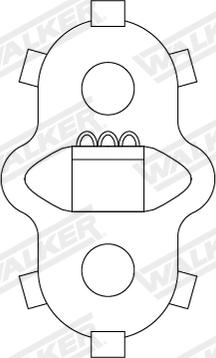 Walker 82786 - Скоба, изпускателна система vvparts.bg