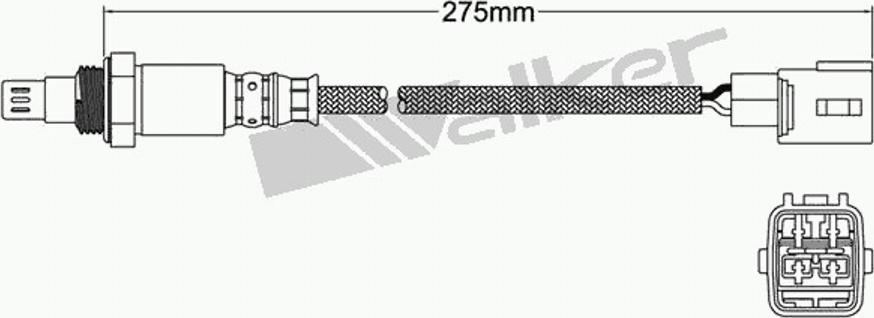 Walker 250-54050 - Ламбда-сонда vvparts.bg