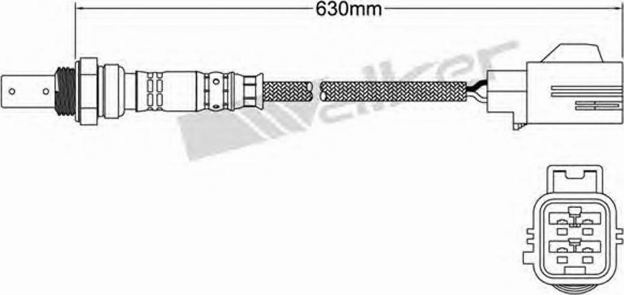 Walker 250-54009 - Ламбда-сонда vvparts.bg