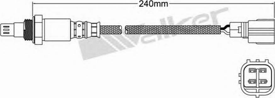 Walker 250-54008 - Ламбда-сонда vvparts.bg