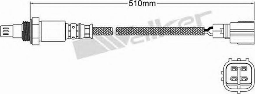 Walker 250-54007 - Ламбда-сонда vvparts.bg