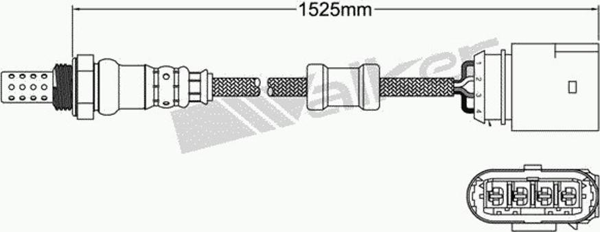 Walker 250-24493 - Ламбда-сонда vvparts.bg