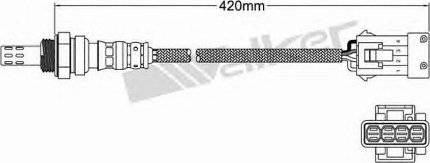 Walker 250-24497 - Ламбда-сонда vvparts.bg