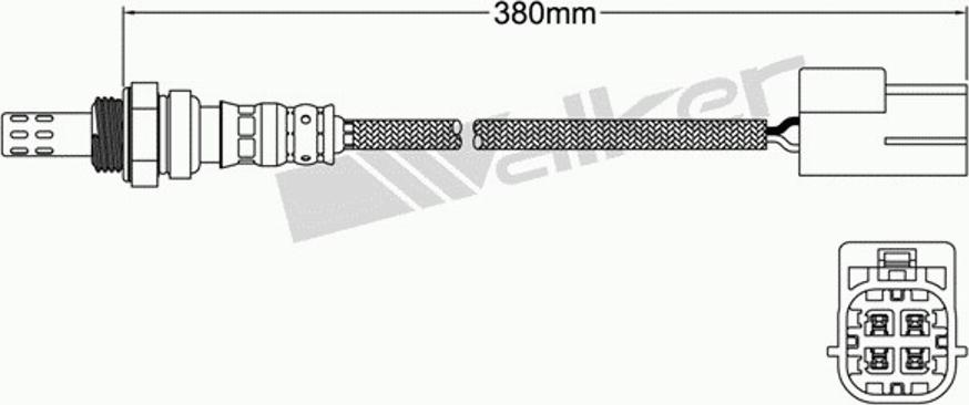 Walker 25024448 - Ламбда-сонда vvparts.bg