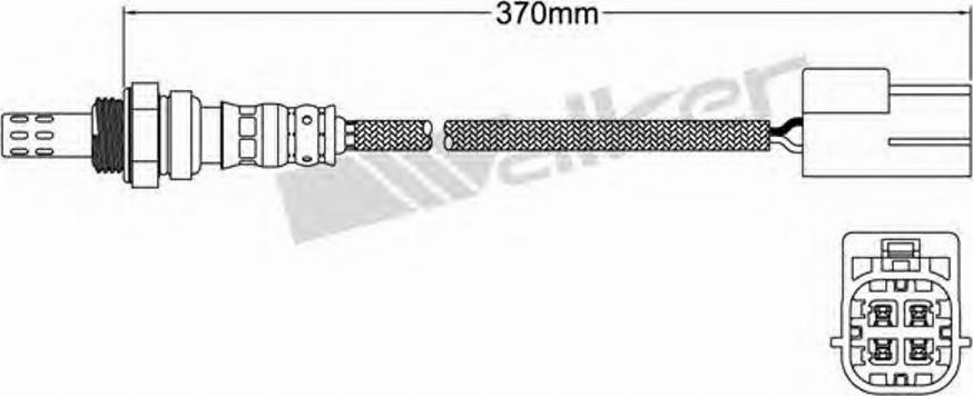 Walker 250-24452 - Ламбда-сонда vvparts.bg