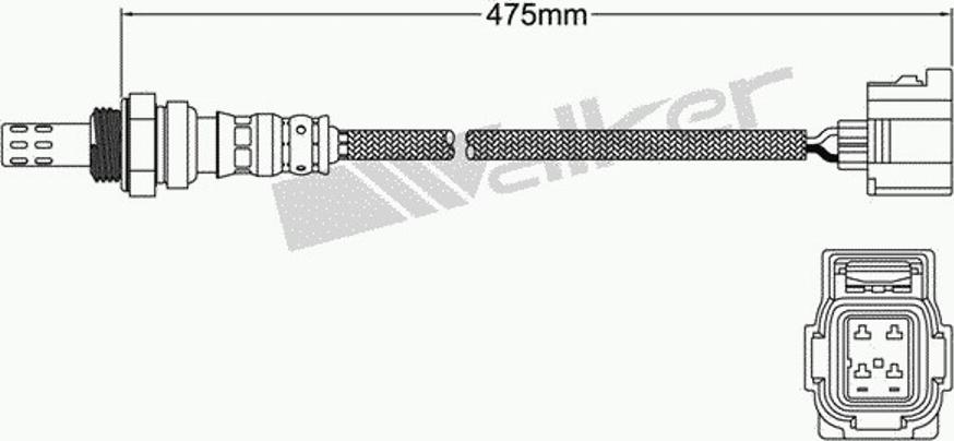 Walker 250-24460 - Ламбда-сонда vvparts.bg