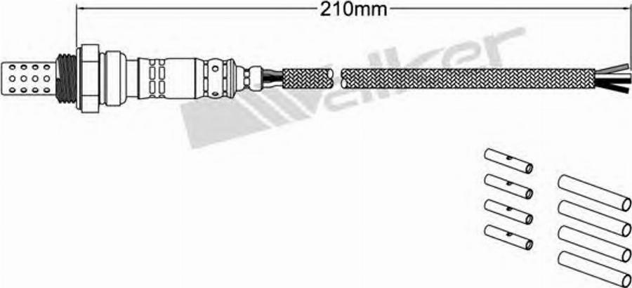 Walker 25024400 - Ламбда-сонда vvparts.bg