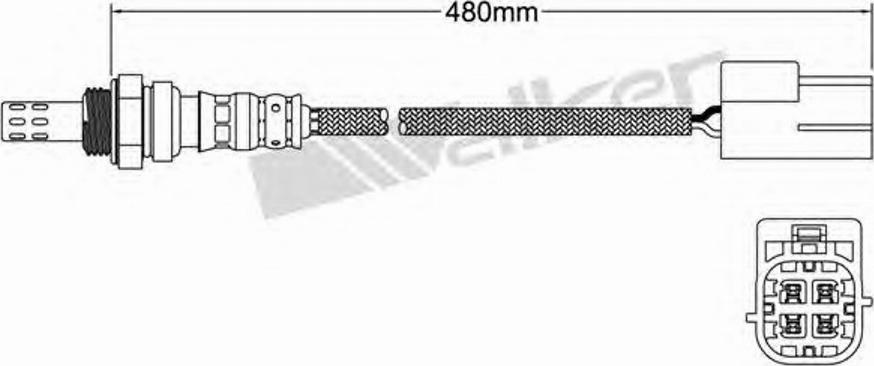 Walker 250-24403 - Ламбда-сонда vvparts.bg