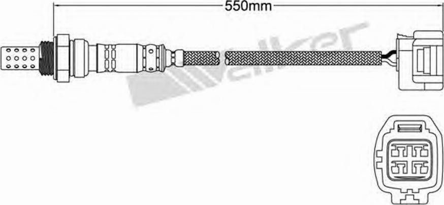 Walker 25024439 - Ламбда-сонда vvparts.bg