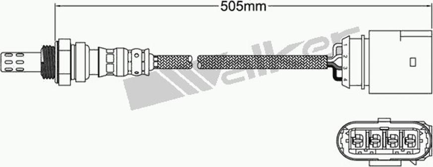 Walker 250-24560 - Ламбда-сонда vvparts.bg