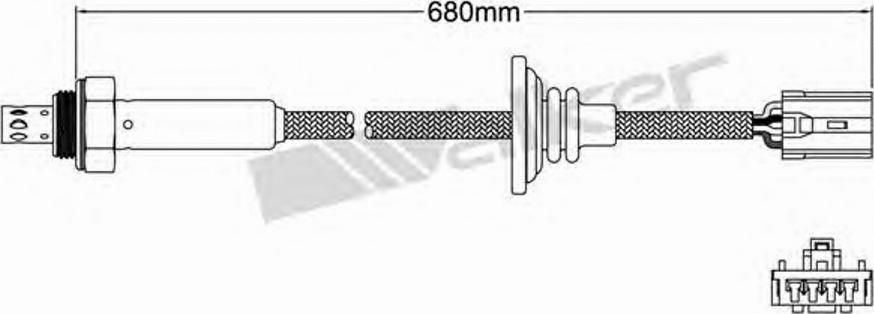 Walker 250-24535 - Ламбда-сонда vvparts.bg