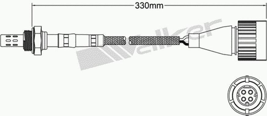 Walker 250-24605 - Ламбда-сонда vvparts.bg