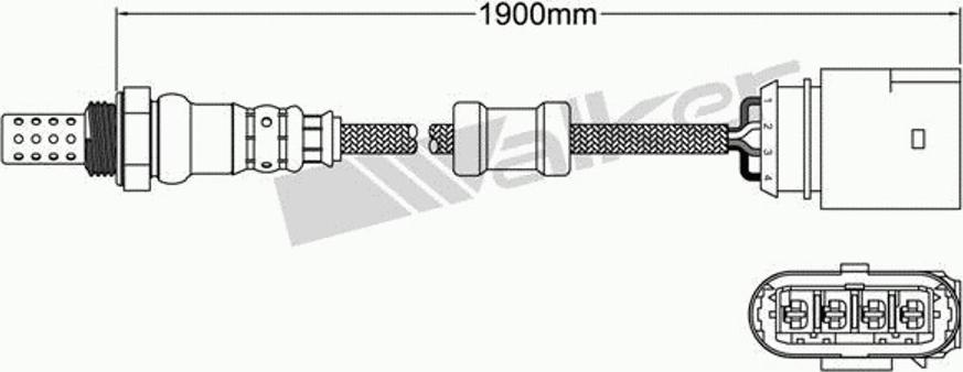 Walker 250-24689 - Ламбда-сонда vvparts.bg