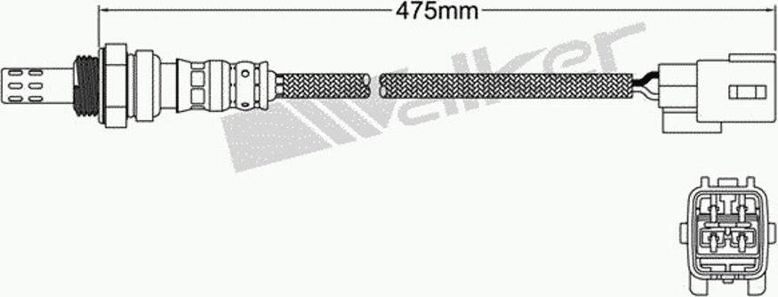 Walker 250-24687 - Ламбда-сонда vvparts.bg