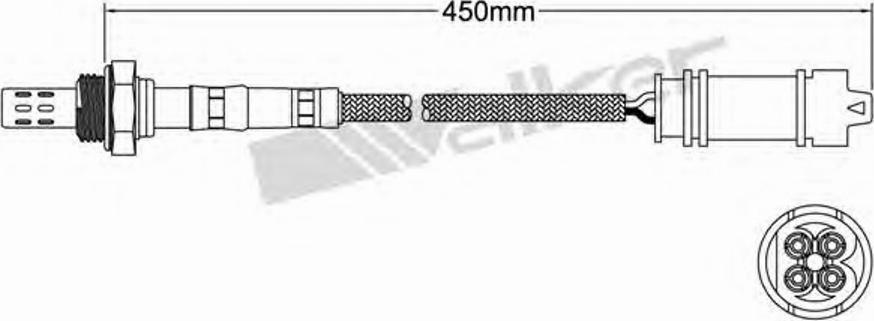 Walker 250-24638 - Ламбда-сонда vvparts.bg