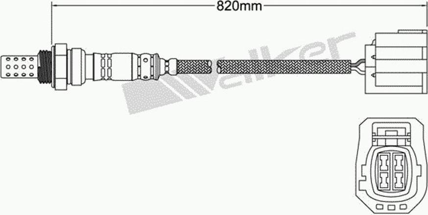 Walker 25024676 - Ламбда-сонда vvparts.bg