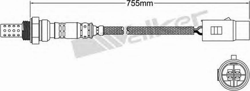 Walker 250-24007 - Ламбда-сонда vvparts.bg