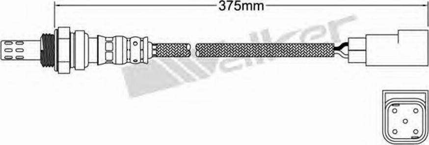 Walker 250-24015 - Ламбда-сонда vvparts.bg