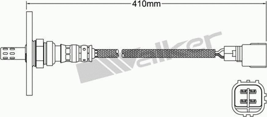 Walker 250-24154 - Ламбда-сонда vvparts.bg