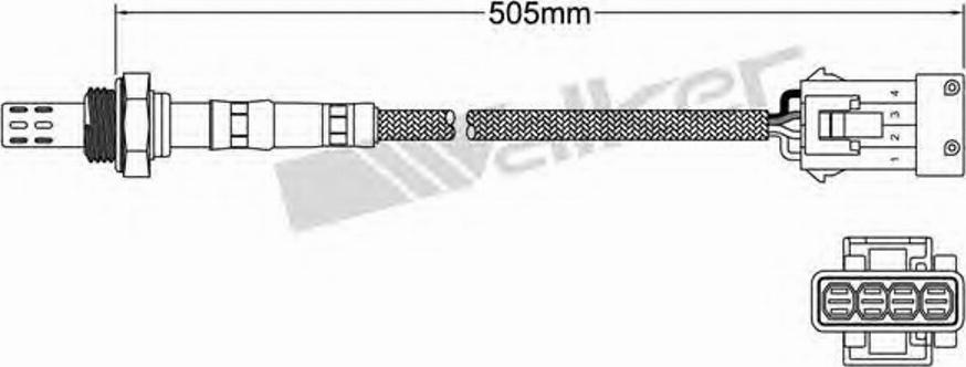 Walker 250-24109 - Ламбда-сонда vvparts.bg