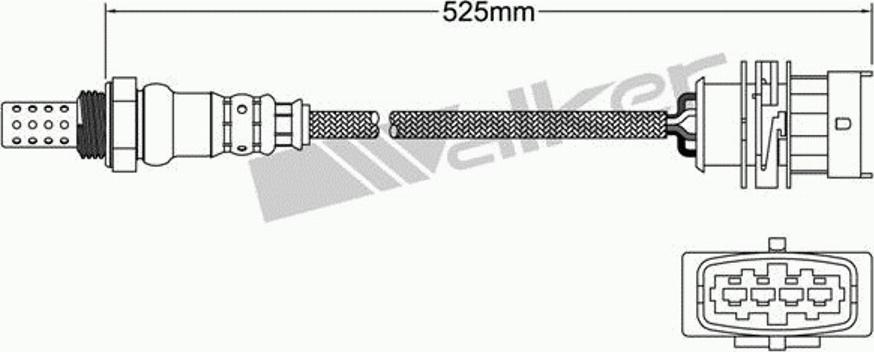 Walker 250-24847 - Ламбда-сонда vvparts.bg