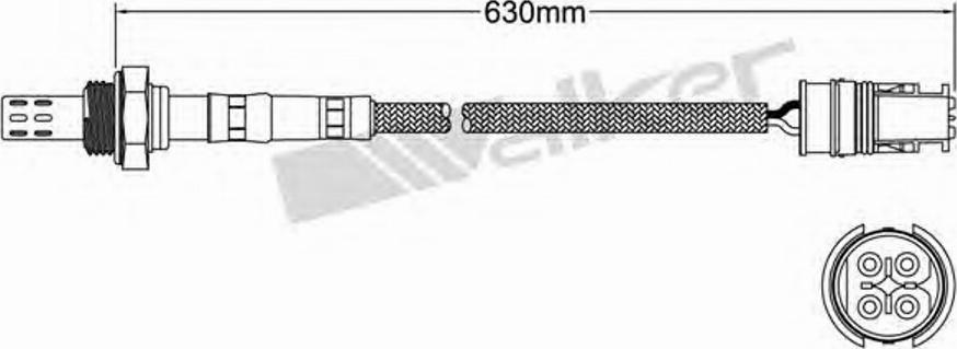 Walker 250-24387 - Ламбда-сонда vvparts.bg