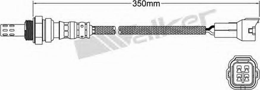 Walker 250-24372 - Ламбда-сонда vvparts.bg