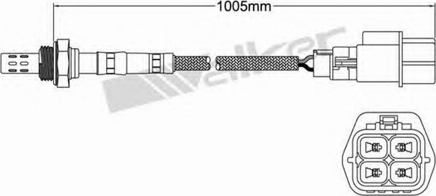 Walker 250-24286 - Ламбда-сонда vvparts.bg