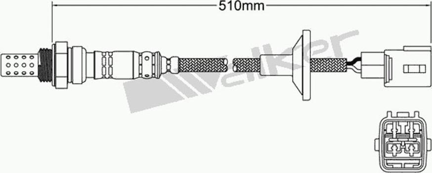 Walker 250-24282 - Ламбда-сонда vvparts.bg