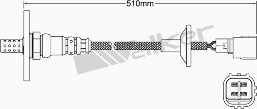 Walker 250-24277 - Ламбда-сонда vvparts.bg