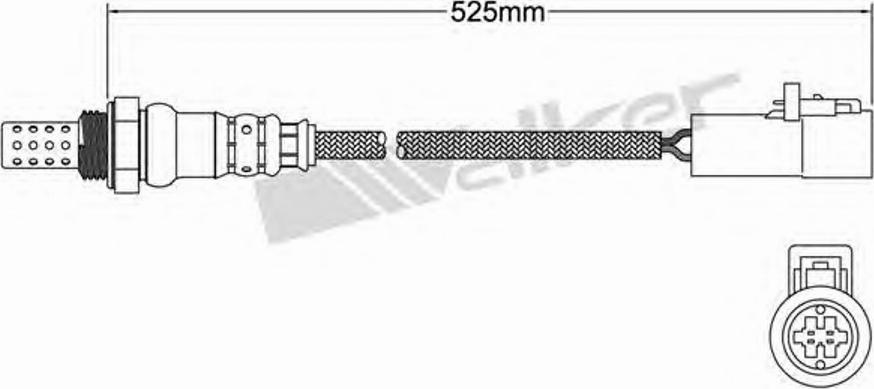 Walker 250-24793 - Ламбда-сонда vvparts.bg