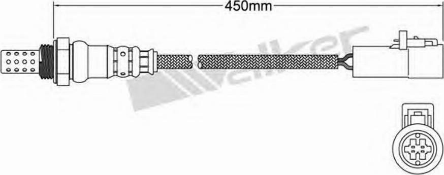 Walker 250-24701 - Ламбда-сонда vvparts.bg