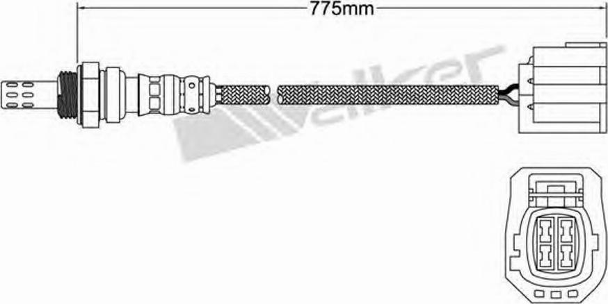 Walker 250-24718 - Ламбда-сонда vvparts.bg