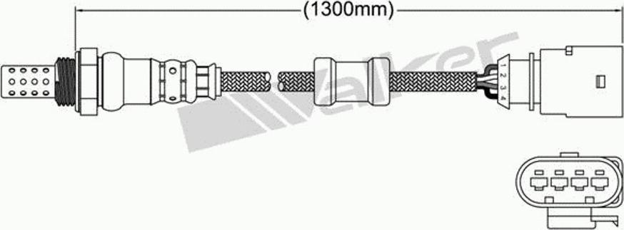 Walker 250-24717 - Ламбда-сонда vvparts.bg