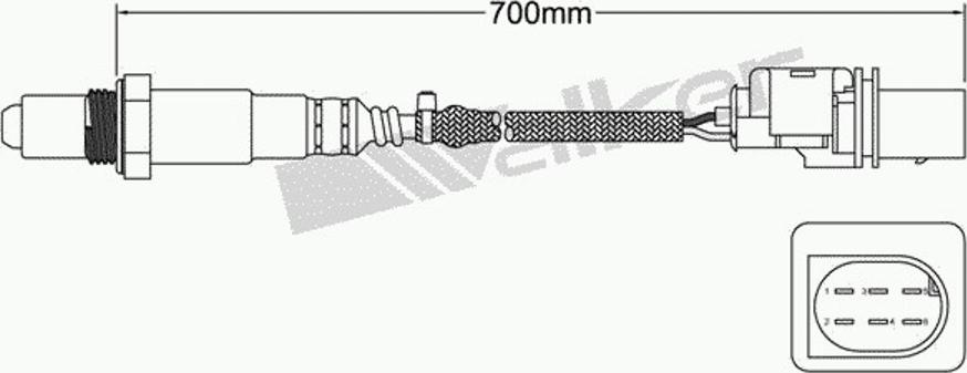 Walker 250-25044 - Ламбда-сонда vvparts.bg