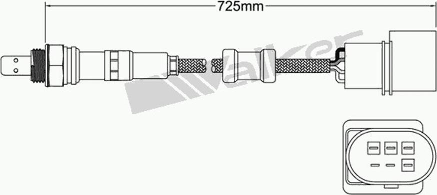 Walker 250-25061 - Ламбда-сонда vvparts.bg