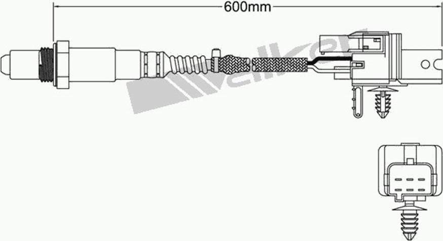 Walker 250-25005 - Ламбда-сонда vvparts.bg