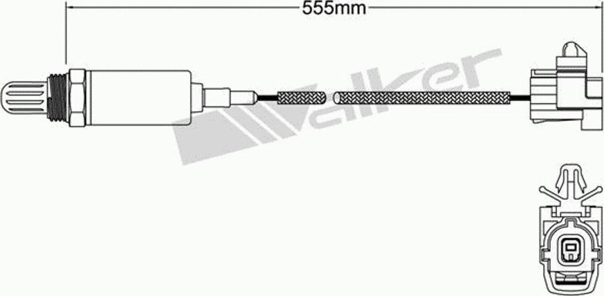 Walker 250-21035 - Ламбда-сонда vvparts.bg