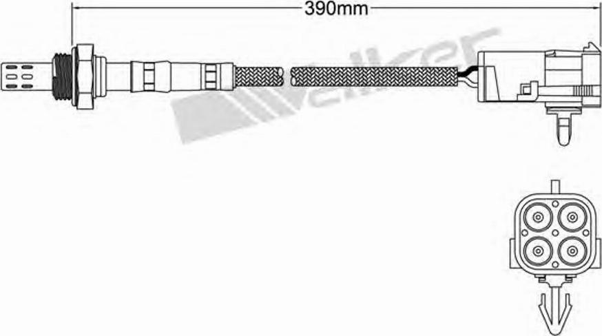 Walker 250-23004 - Ламбда-сонда vvparts.bg