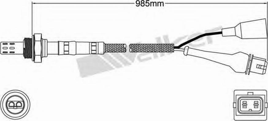 Walker 250-23019 - Ламбда-сонда vvparts.bg