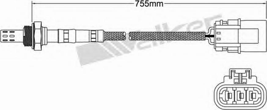 Walker 250-23104 - Ламбда-сонда vvparts.bg