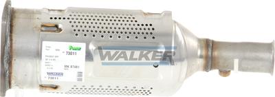 Walker 73011 - Филтър за сажди / твърди частици, изпускателна система vvparts.bg